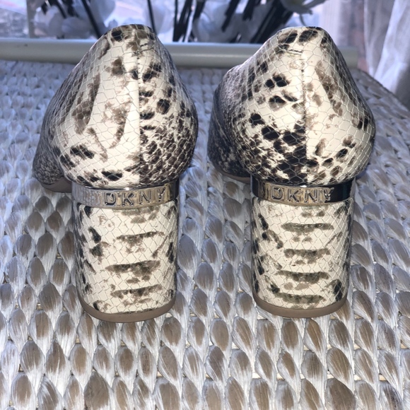 DKNY Snake Print Heels - Picture 3 of 5